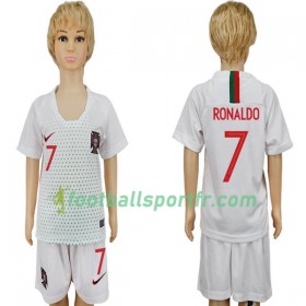 Tenue Portugal RONALDO 7 Enfant Extérieur Coupe du monde 2018 Maillot de Foot